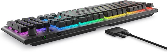 Clavier de jeu Alienware AW920K sans fil RF, gris