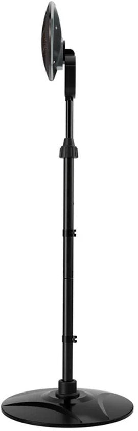 Chauffage de terrasse infrarouge - Juskys - sur pied - 3 niveaux de chaleur - 2000W - Protection IP34 - Pour balcon, jardin et jardin d'hiver - Noir