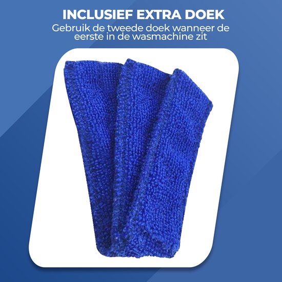 Nettoyeur de stores - Nettoyeur de lamelles - Plumeau - Bleu - y compris nettoyeur de joints