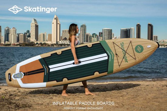 Planche de SUP gonflable Skatinger Peninsula Trojan Horse pour le touring – Kit complet