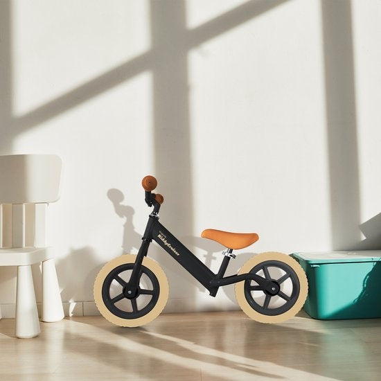LifeGoods KiddyCruiser Balance Bike - 2 ans - Garçons/ filles - Noir