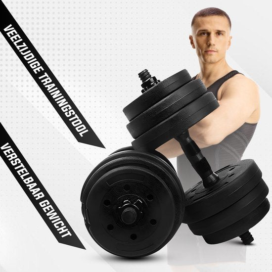 Fitby Dumbbells 20 KG - Dumbbell - Weights Set - Adjustable Dumbells - dumbbell set - Dumbbell Set