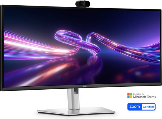 Écran d'ordinateur DELL Pro P P3426WEV, 86,6 cm (34,1"), 3440 x 1440 pixels, LCD Wide Quad HD, noir, argent