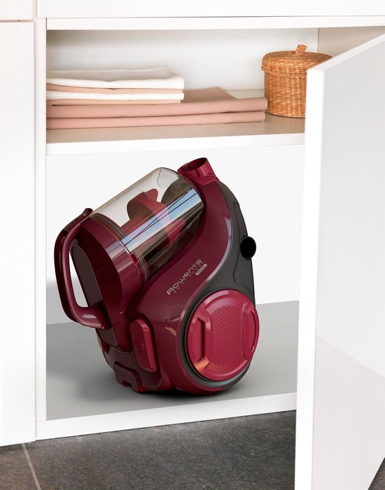 Rowenta Swift Power Cyclonic - Aspirateur compact sans sac - 900 W - Rouge Bordeaux
