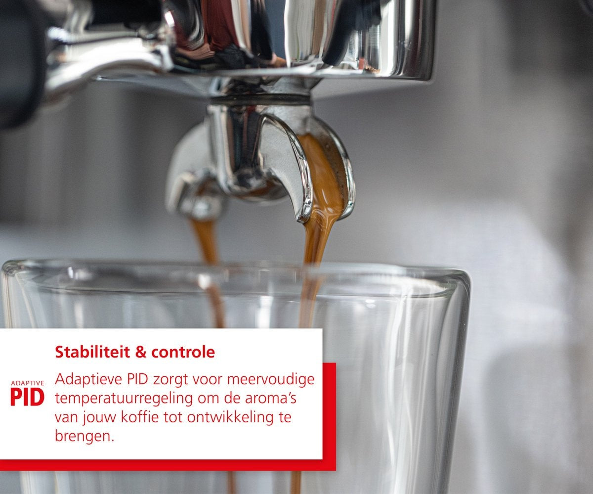 Solis Barista Perfetta Plus 1170 V2 - Machine à espresso à piston 1700W - Espresso et Cappuccino - Argenté