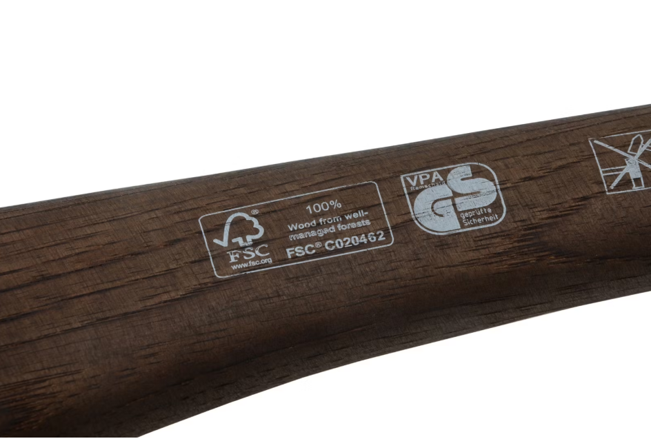 Roughneck FSC® American Hickory Maul 2.0 kg - 695 mm, Brown - Sabre à fendre en acier de haute qualité