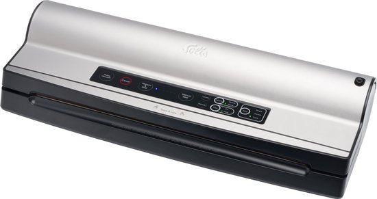 Solis Vac Prestige Maxi 5706 - Machine à emballer sous vide avec sacs sous vide et papier d'aluminium - Machine à emballer sous vide avec fonction Marinator et tuyau d'arrosage - Extra Large