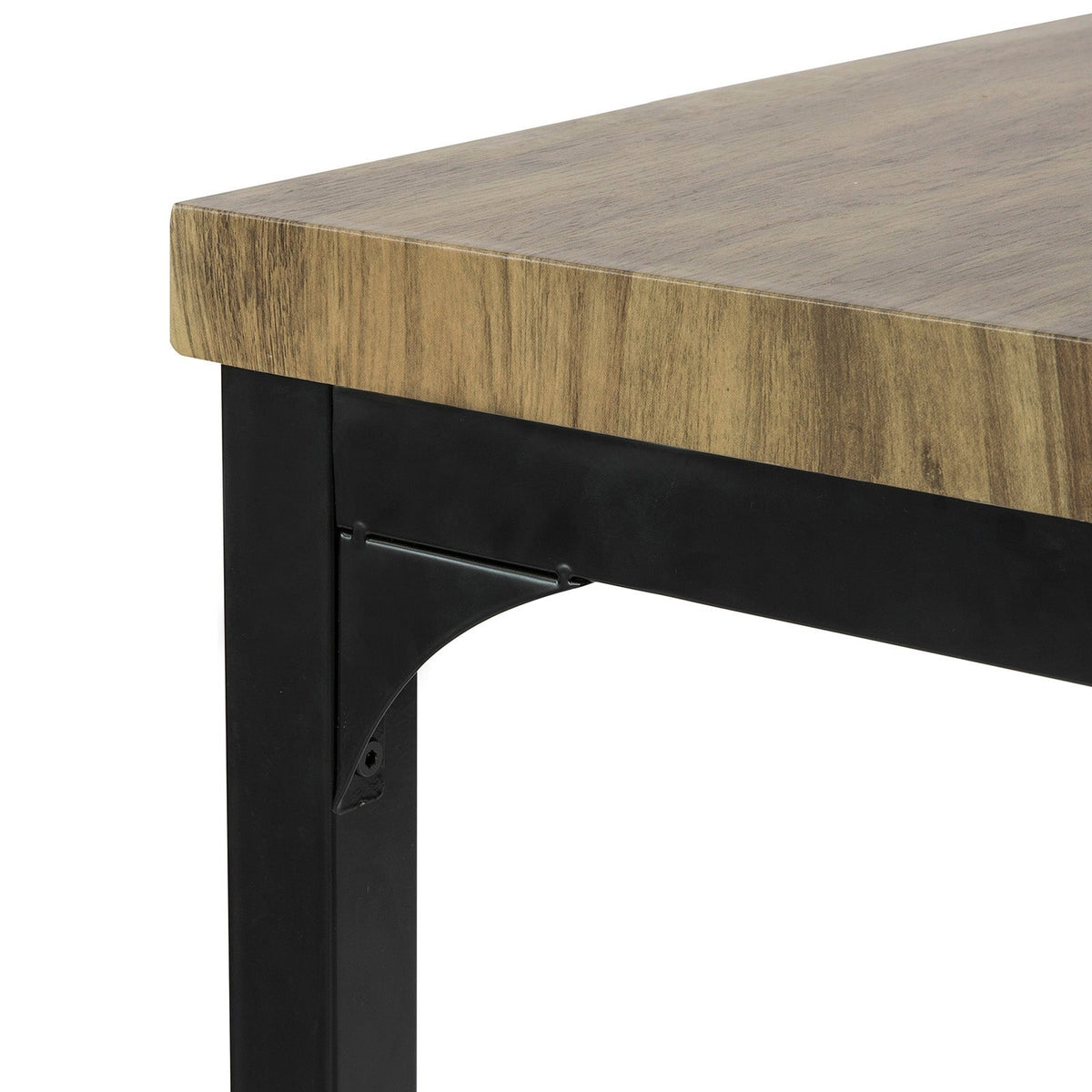 SoBuy Table de salle à manger - Industrielle - Max. 75 kg - 110 x 70 x 76 cm
