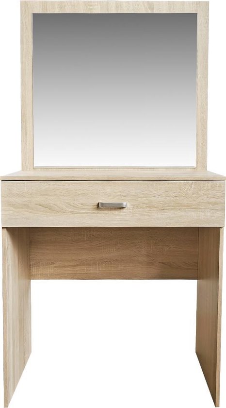 Coiffeuse bureau de maquillage - coiffeuse - marron clair