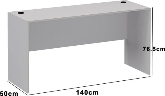 Bureau - table pour ordinateur portable - 140 cm de large et 50 cm de profondeur