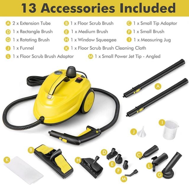 Aspirateur eau et poussière Coast - 4 en 1 - 1200W - Jaune