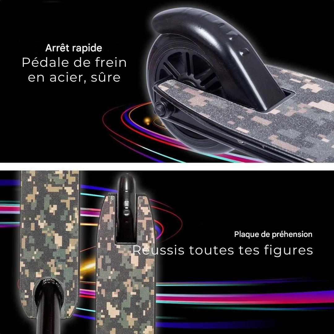 Trottinette LifeGoods  - Étape 8ans+ - Roues 100mm - Noir