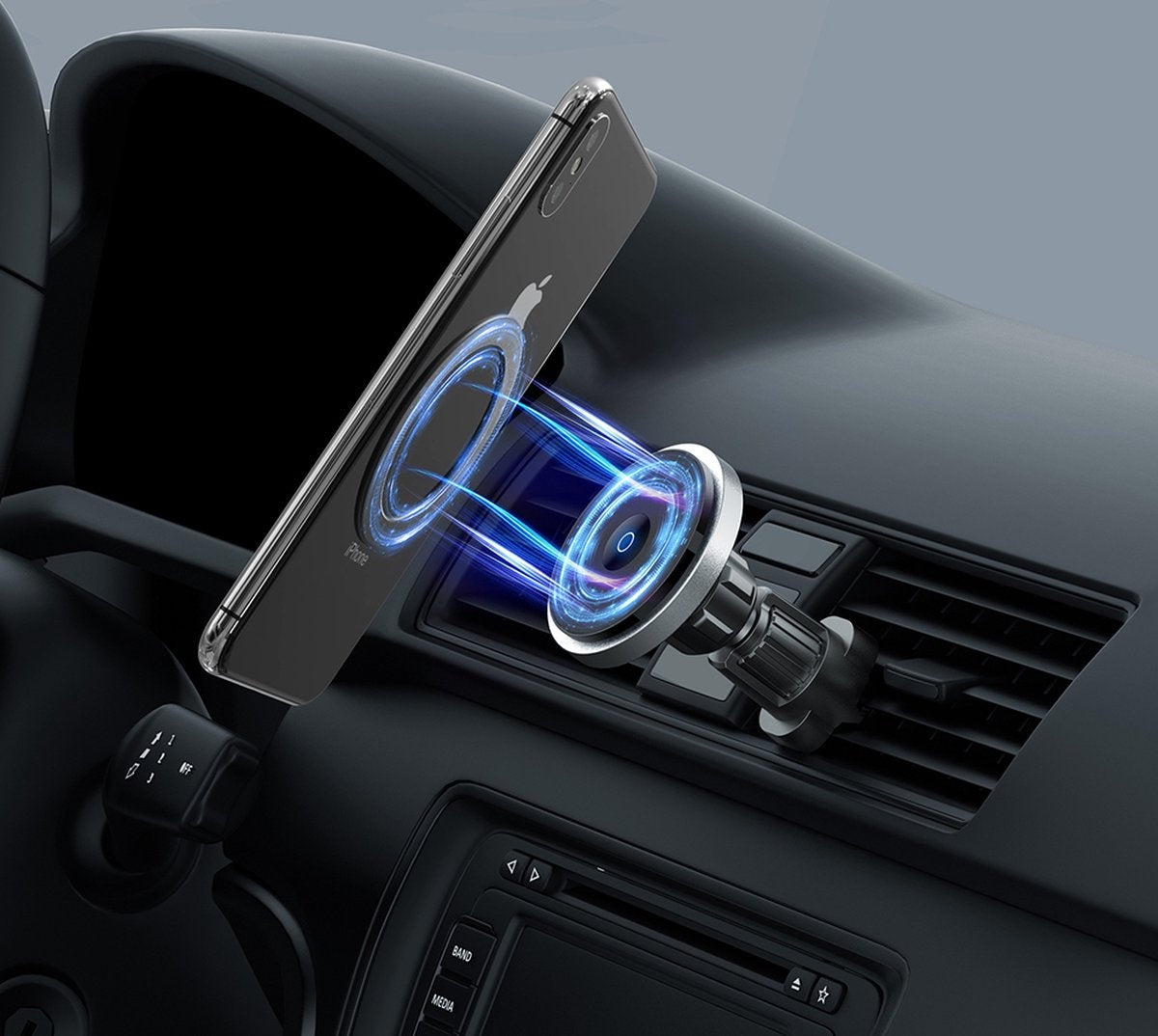 MW® MagSafe Autohouder - GSM Houder Auto - Voor iPhone 12, 13 & 14 - Magnetische Telefoonhouder Auto - MagSafe Autolader - Telefoonhouders Auto Magnetisch