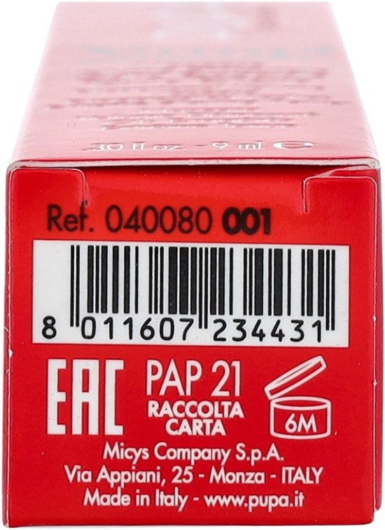 Mascara imperméable Pupa Milano Vamp ! - 001 Extra Black