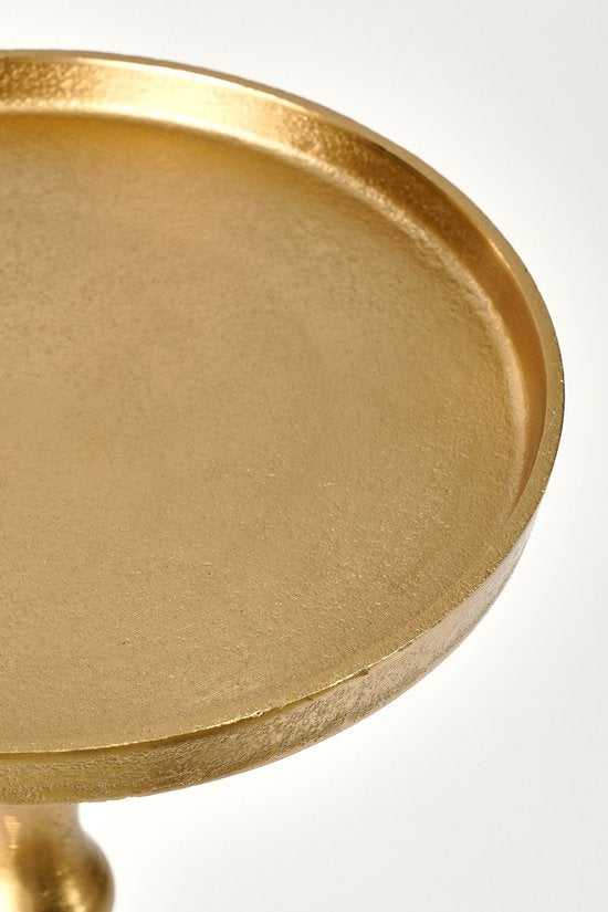 Mica Decorations Table d'appoint Duco - H66 x Ø25 cm - Aluminium recyclé - FSC 100% - Or