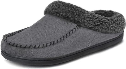 Chaussons Hommes - Chaussons - Taille 44/45 - Gris - Antidérapant - Comfeet
