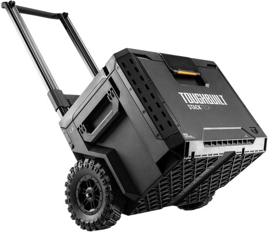 ToughBuilt® StackTech Rolling Tool Box - Grande boîte à outils roulante noire 61 x 43 x 38 cm