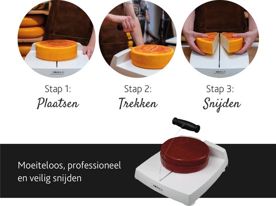 BOSKA Cheese Commander PRO+ - Trancheur de fromage - Trancheur professionnel pour fromage à pâte molle - Outil de comptoir - 320x400x125 mm