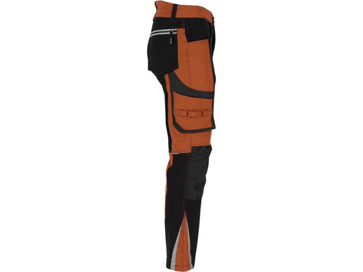 Pantalon de travail Lahti Stretch - Marron-Noir - taille M