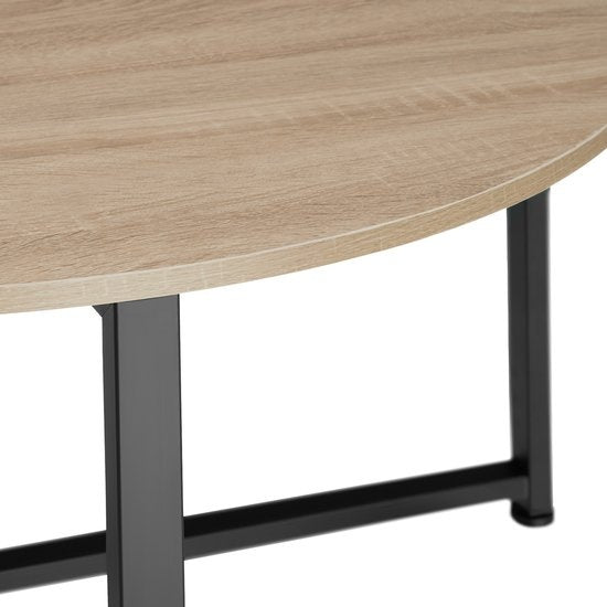 tectake - Table basse Aberdeen industrial light brown - 404343