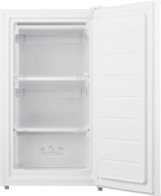 Tomado TFT4702W - Congélateur de table - 60 litres - 3 tiroirs de congélation - Etiquette énergétique E - Blanc
