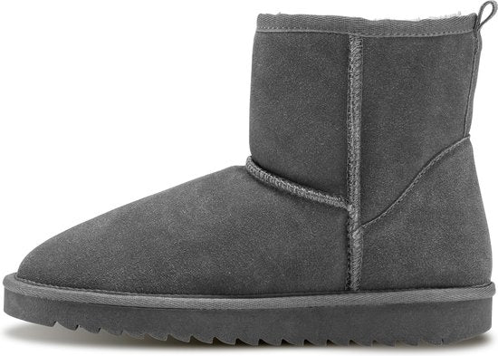 Chaussons Femmes - Comfeet - Antidérapant - Semelle en mousse à mémoire de forme - Taille 42 - Gris