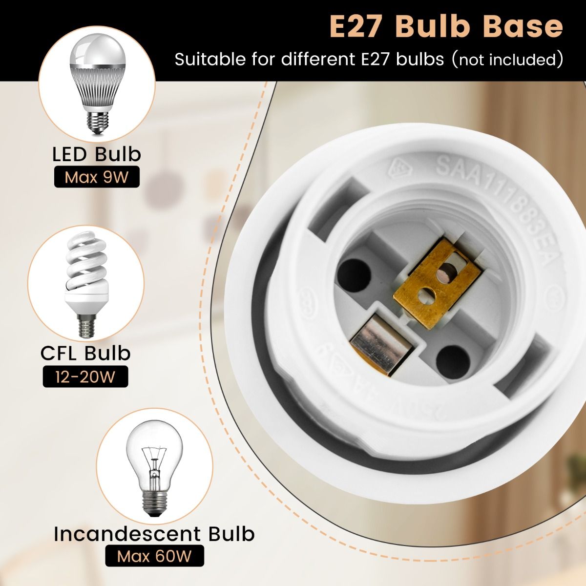 Coast Floor Lamp 146 cm Grey-White avec abat-jour et interrupteur à pied - Lampadaire moderne avec base lestée et ampoule E27