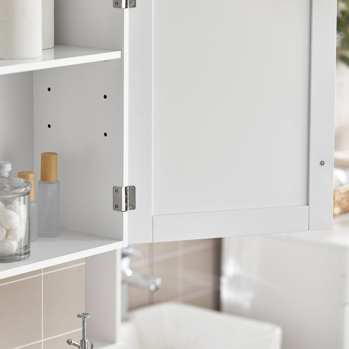 SoBuy Armoire à pharmacie - 40 x 52 x 23 cm - Blanc