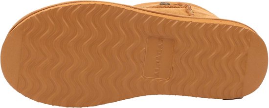 Alpacas Footwear – Femmes - Bottines en daim véritable - Doublées à 100 % de laine d'agneau douce - Chestnut - 41