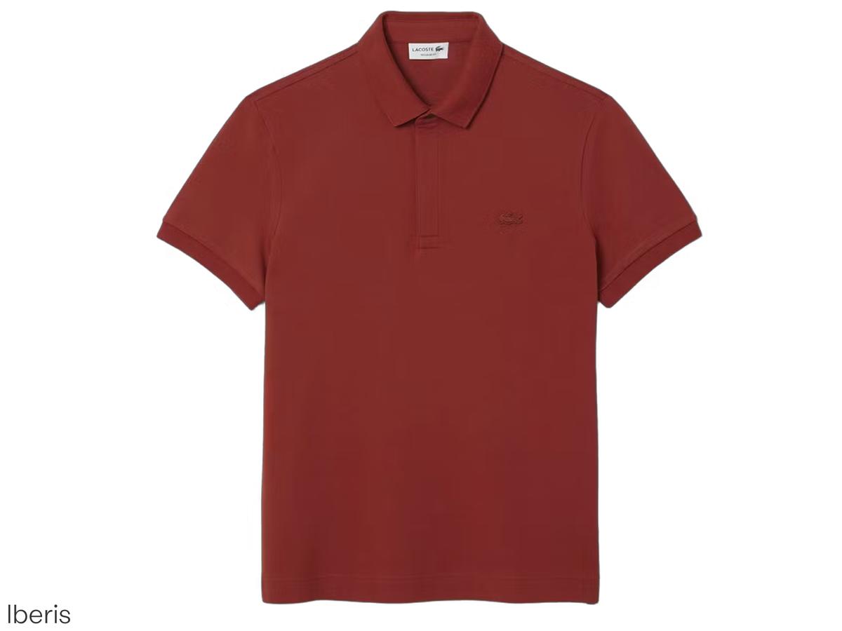 Polo Lacoste - Homme, manches courtes - taille 2 - Expresso
