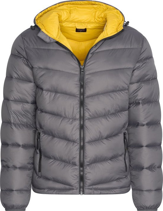 Cappuccino Italia - Veste d'hiver à capuche pour hommes Anthracite - Gris - Taille M