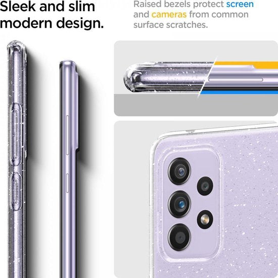 Spigen Liquid Crystal Samsung Galaxy A72 Case Glitter