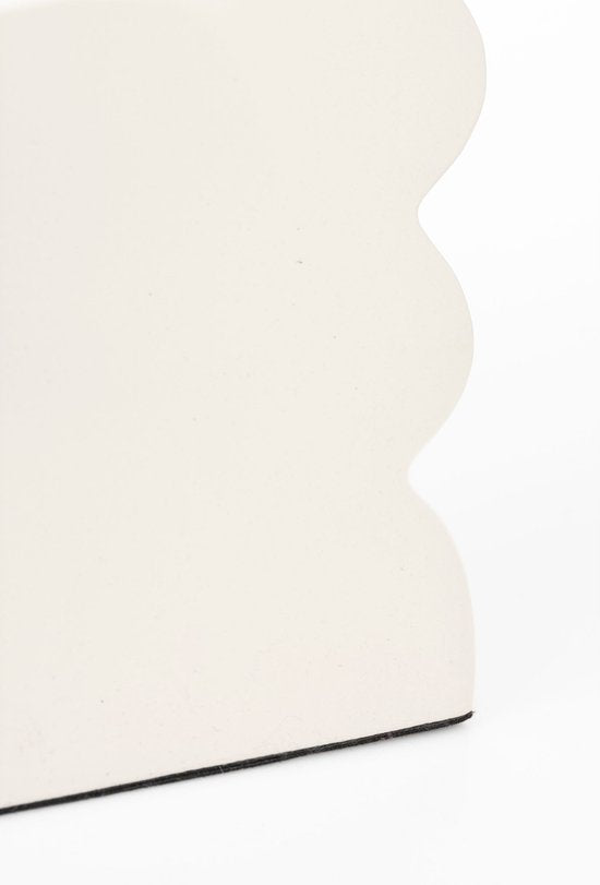 Vase Zuiver Curves L Shiny Beige