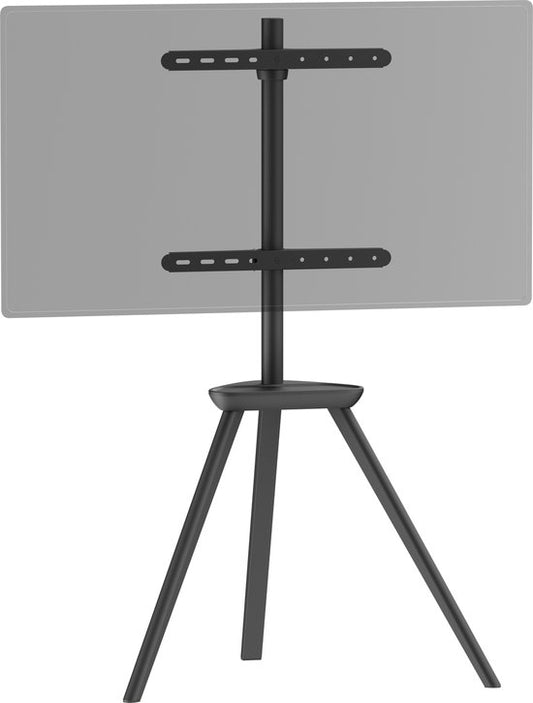 VDD TV Stand - Floor Stand - Studio Tripod - Easel Design - Jusqu'à 65 pouces - Noir