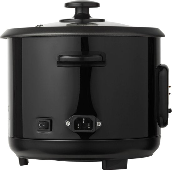 Tomado TRC1001B - Cuiseur à riz - 5 portions - Capacité 1 litre - Fonction maintien au chaud - Revêtement antiadhésif - Sans PFAS - Noir