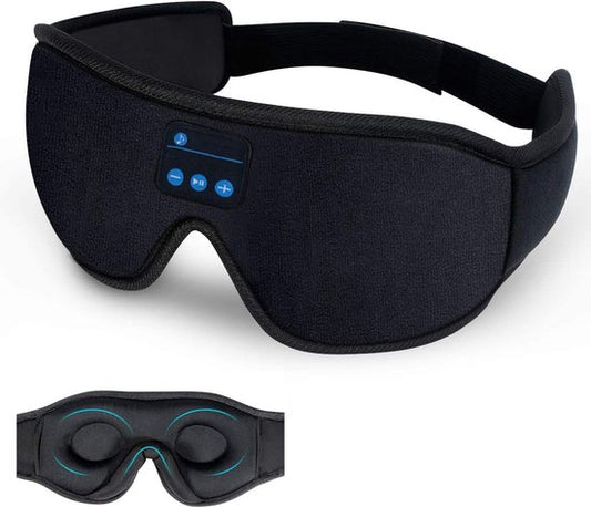 Podec Masque de sommeil Bluetooth - Pour hommes et femmes - Masque de sommeil pour les yeux - Tissu respirant