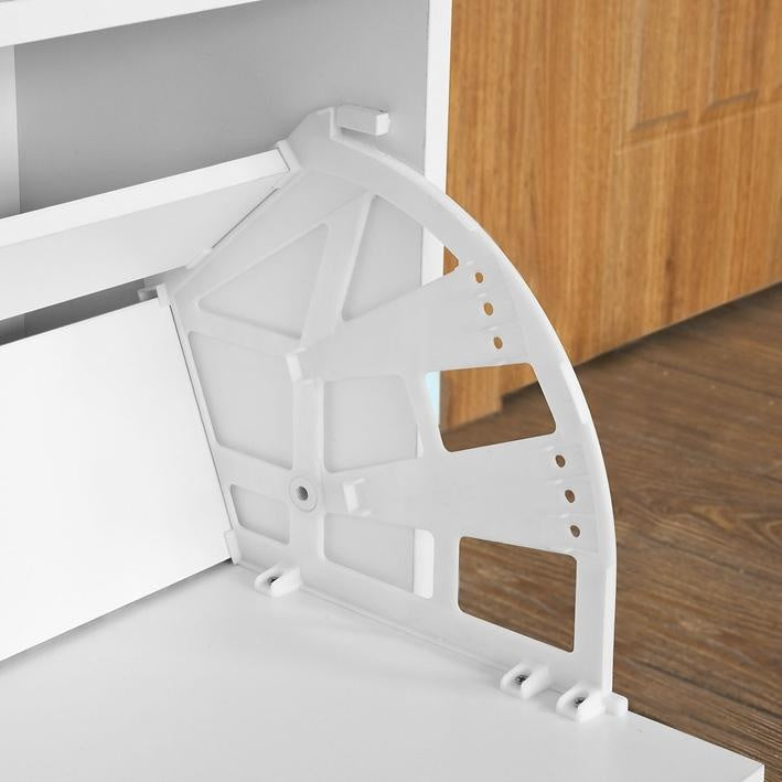 SoBuy FSR16-W Rangement pour chaussures | Blanc | MDF | 60 X 30 X 48