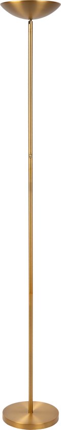 Lucide ZENITH - Lampadaire - Ø 25,4 cm - LED à intensité variable - 1x20 W 3000 K - Or mat / Laiton