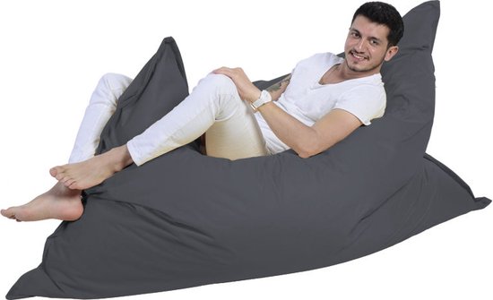 Asir - Coussin de jardin - Fumée - 180 x 140 x 30