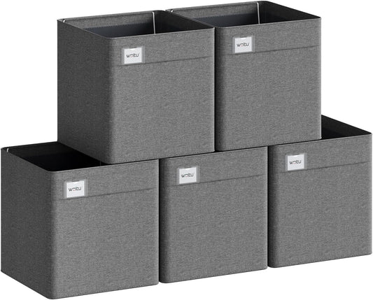 Boîtes de rangement Woltu - Pliables - 29 x 29 x 29 cm - Gris