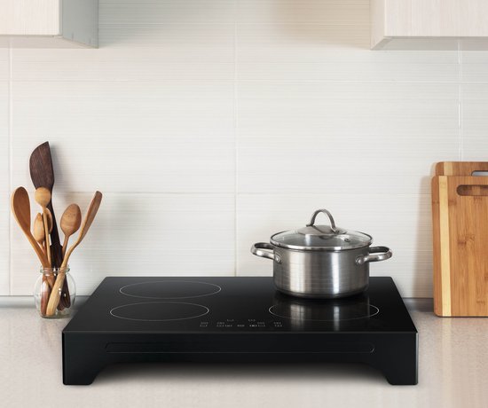 Tomado TIH6010B - Plaque de cuisson à induction - Pose libre - 1 phase plug & play - Commandes tactiles - Noir