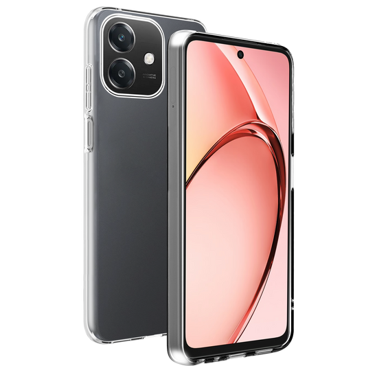BeHello Case pour Oppo A60 5G - Antichoc - Flexible - Ajustement précis - Transparent