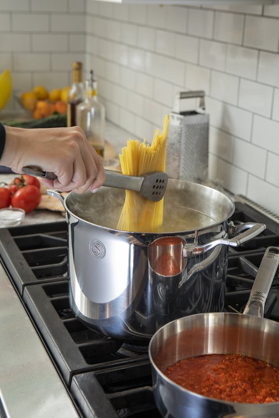 Marmite avec couvercle - Saveur Selects  - Ø25 cm - Sans PFAS - Compatible induction et four - Acier inoxydable
