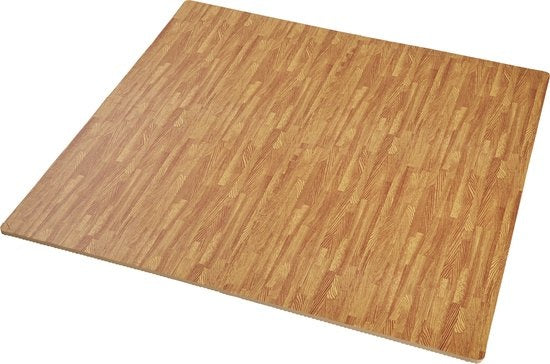 TecTake - Lot de 8 tapis de protection motif bois - 402658