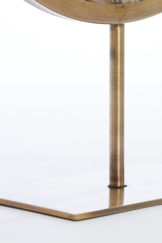 Light & Living - Décoration GOUYA - 35 x 12 x 50 cm - Jaune