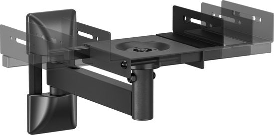 Support mural pour haut-parleurs universel - fixation murale de haut-parleurs - support mural pour haut-parleurs - fixation murale de haut-parleurs - orientable orientable inclinable - charge admissible de 25 kg - jeu de 2 pièces