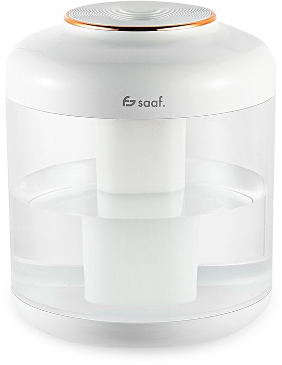 Humidificateur - 1.5L - Humidificateur - Sans fil et rechargeable - Diffuseurs d'arômes - Silencieux - Blanc - de Saaf