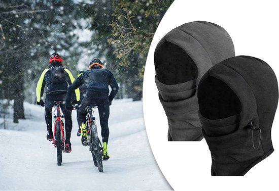 Cagoule - masque de ski/snowboard - cache-cou unisexe noir