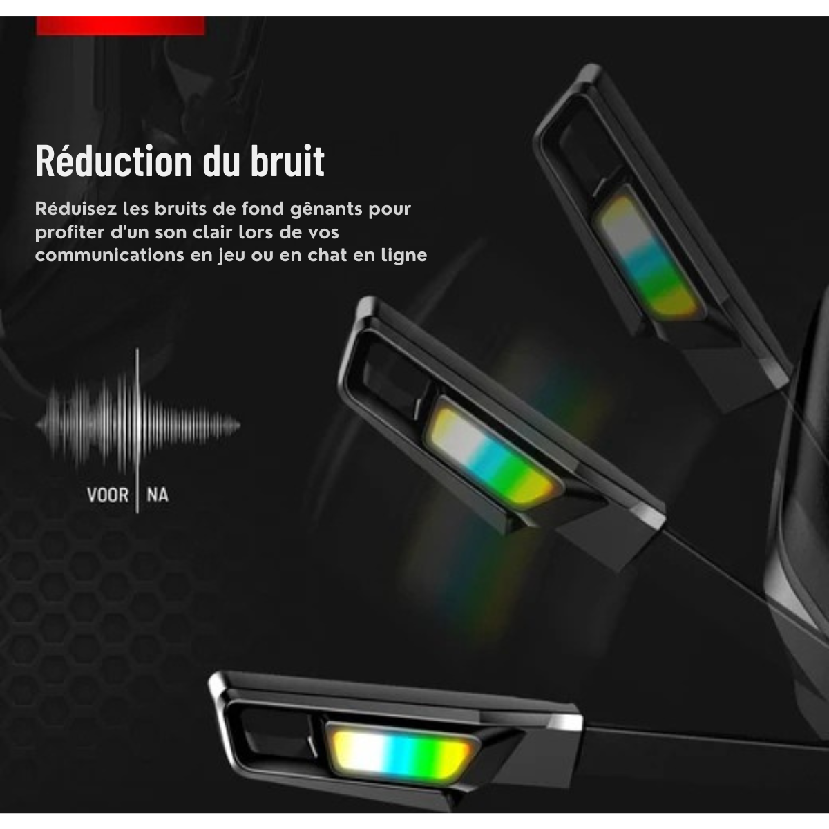 Casque Gaming - URGOODS - Casque PC - Compatible PS4, PS5, Xbox One, Xbox Series, PC - Son Surround 7.1