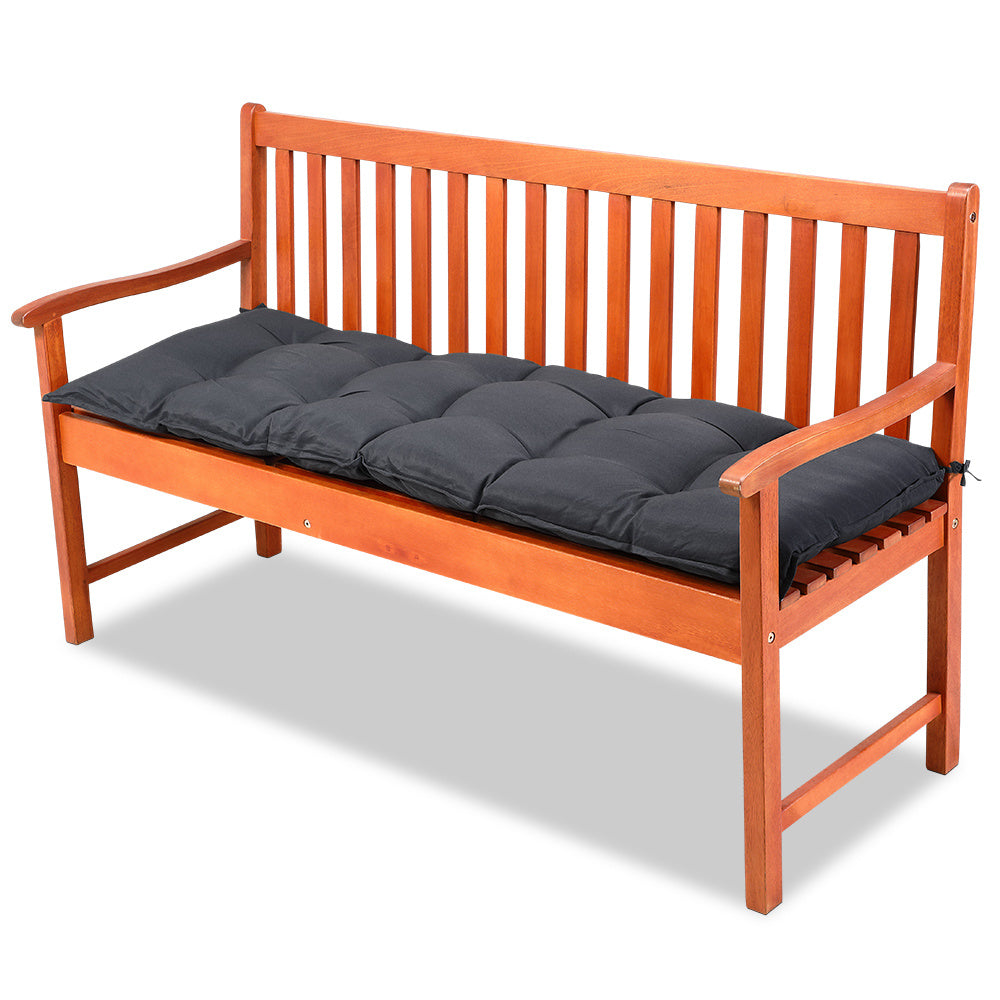 Zitbankkussen 145x45x8cm Visco Effect Indoor Outdoor Bank Antraciet